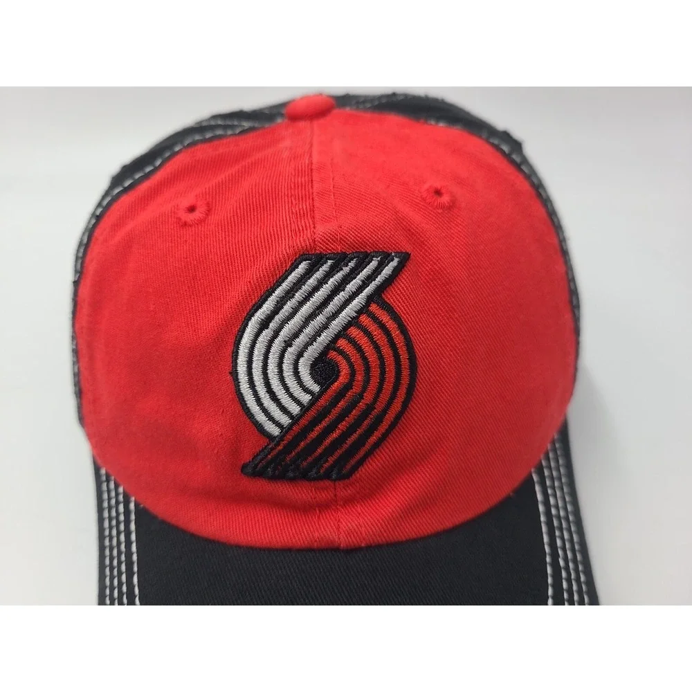 Youth Portland Trail Blazers Adjustable Hat Cap‎ Boys NBA Basketball Red Black